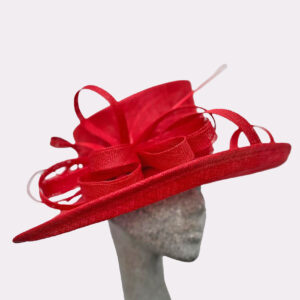 Red East-West Hat