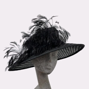 Mesh Sinamay Hat