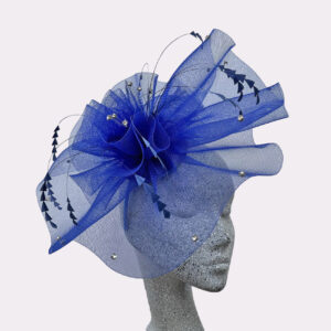 Blue Handerchief Fascinator