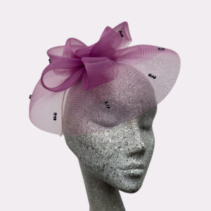 Mauve Crin Fascinator