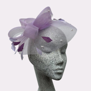 Pale Mauve Crin Fascinator