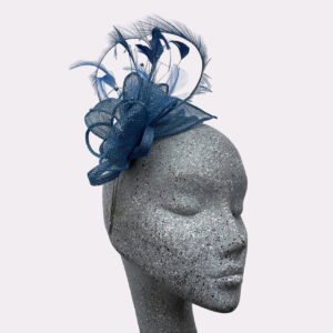 Turquoise Sinamay Fascinator